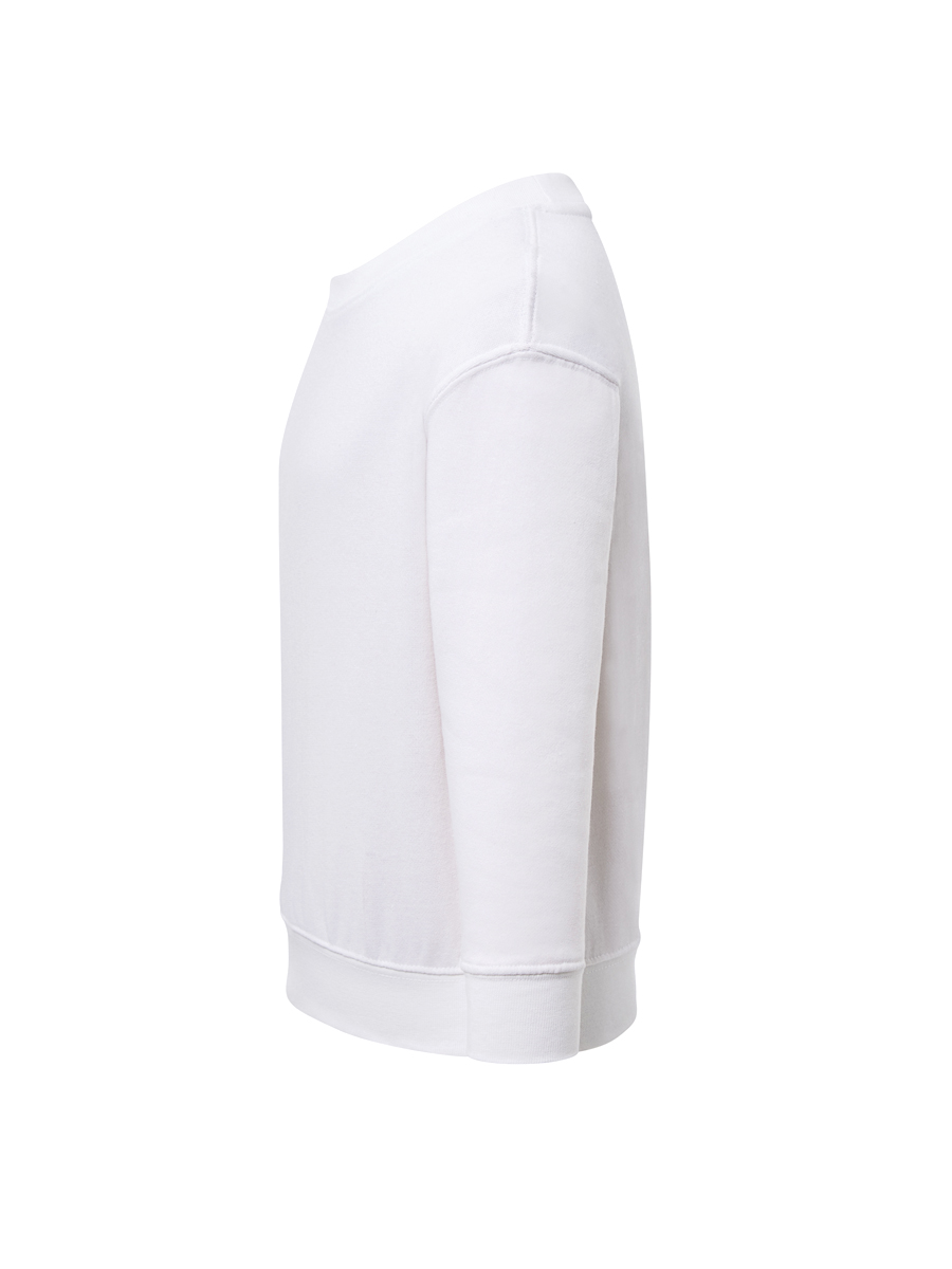 Подростковый белый свитшот с вышивкой "Василек" 