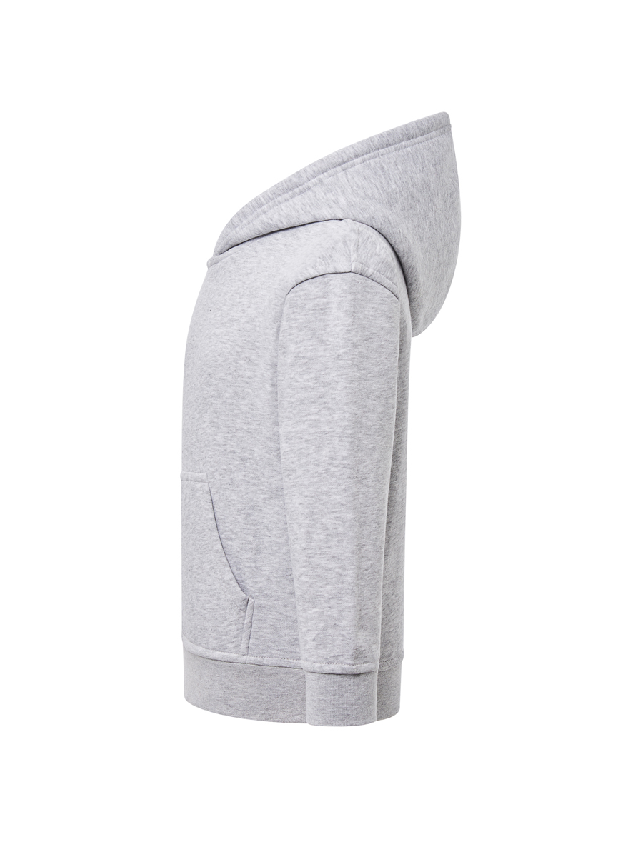 Подростковое серое худи с вышивкой "Бизон" 